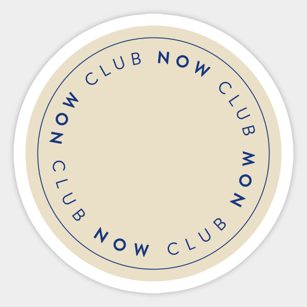 Now Club Logo Sticker by now club